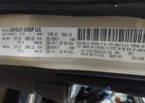 2014 Jeep Cherokee Latitude из США, поврежденный, VIN 1C4PJMCB0EW291782